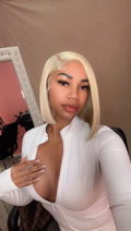 (SALE)Virgin Blonde Bob Frontal Unit