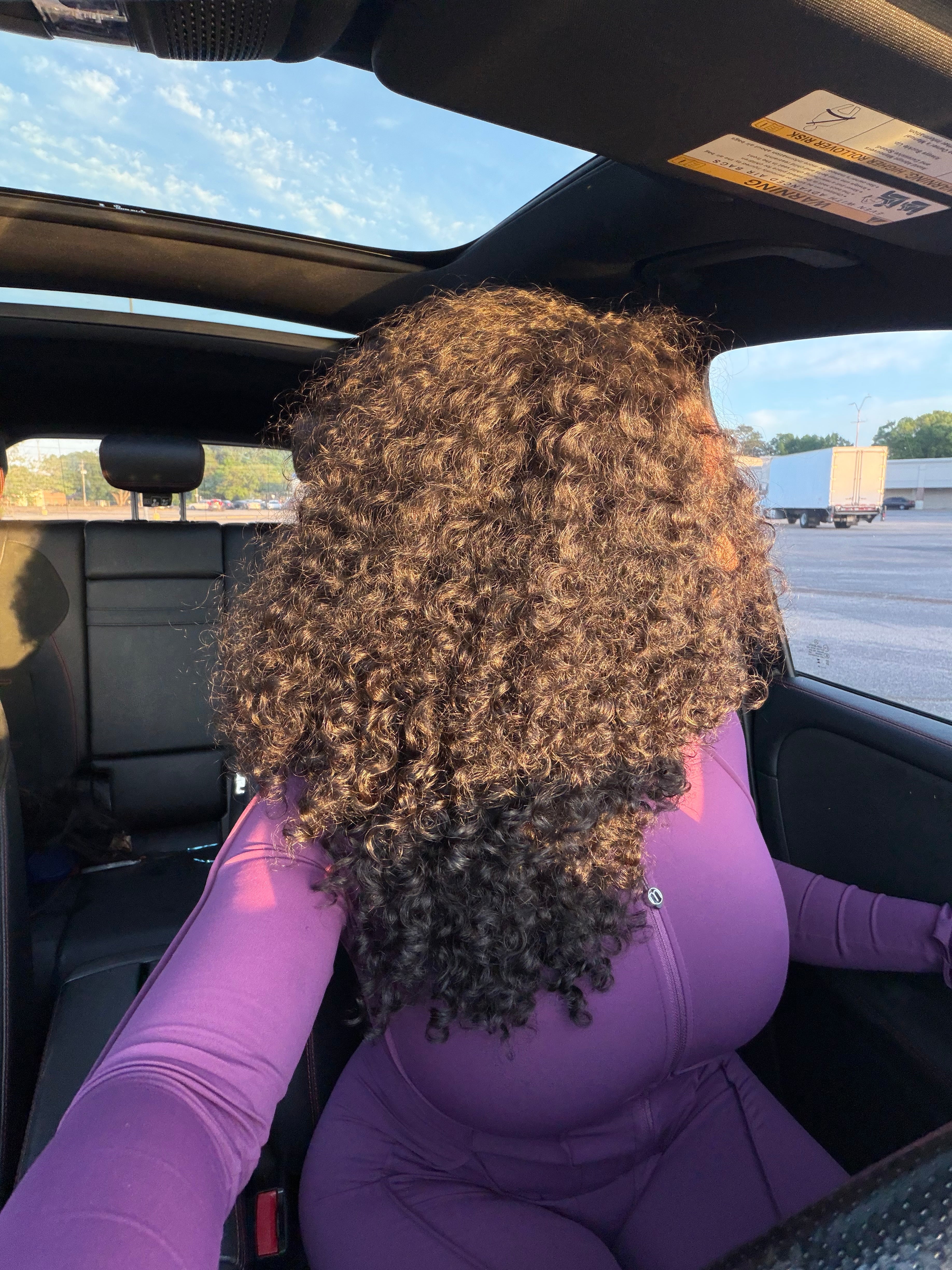 Burmese Curly Half Wig