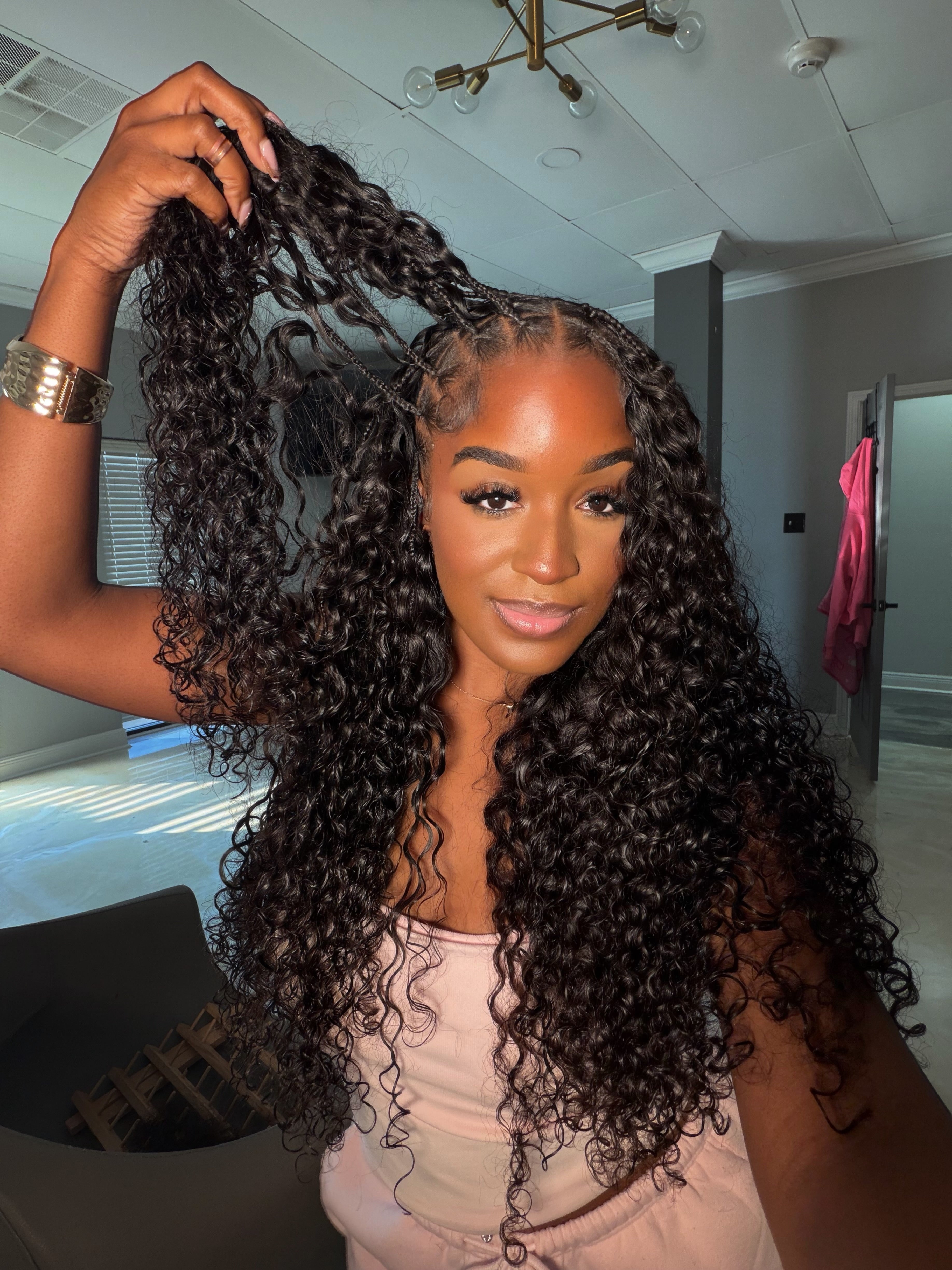 Burmese Curly Miracle Knot Extensions